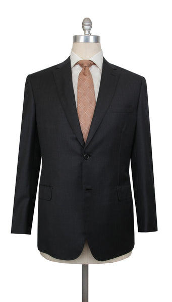 $7800 Brioni Dark Gray Wool Solid Suit - (BR572513) - Parent