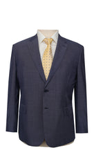$8700 Brioni Blue Wool Solid Suit - (BR712252) - Parent