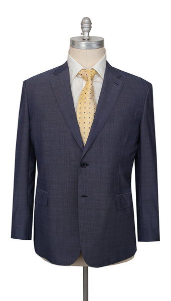 $8700 Brioni Blue Wool Solid Suit - (BR712252) - Parent