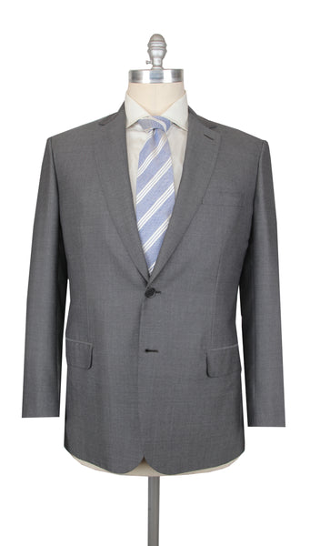 $7500 Brioni Gray Wool Blend Solid Suit - (BR712255) - Parent