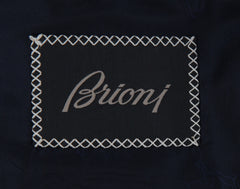 $7800 Brioni Dark Blue Wool Striped Suit - (BR712251) - Parent