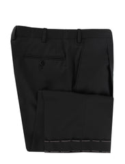 $7800 Brioni Black Wool Solid Suit - (BR572514) - Parent