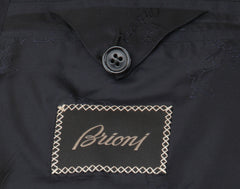 $7500 Brioni Dark Blue Wool Solid Suit - (BR712256) - Parent