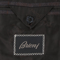 $6300 Brioni Brown Wool Plaid Sportcoat - (BR57256) - Parent