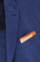 $6900 Brioni Blue Wool Blend Solid Sportcoat - (BR314265) - Parent