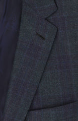 $6900 Brioni Dark Green Wool Plaid Sportcoat - (BR57252) - Parent