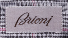 Brioni Pink Micro-Houndstooth Cotton Shirt - Slim - (BR45232) - Parent