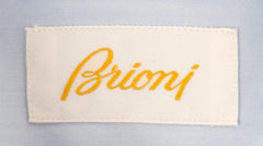 $925 Brioni Light Blue Solid Cotton Shirt - Slim - (BR8212511) - Parent