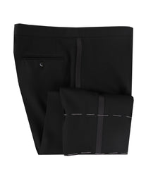 $7200 Brioni Black Wool Tuxedo - (BR44261) - Parent