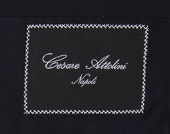 $6700 Cesare Attolini Midnight Navy Blue Super 140's Suit - (CA99262) - Parent