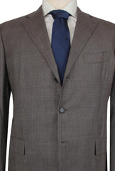 $8450 Cesare Attolini Brown Super 170's Plaid Suit - (CA424252) - Parent