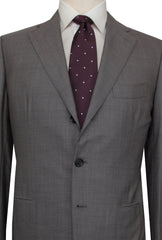 $8450 Cesare Attolini Gray Super 150's Solid Suit - (CA424251) - Parent