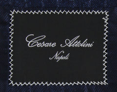 $7300 Cesare Attolini Blue Wool Striped Suit - (CA829263) - Parent
