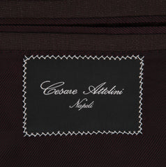 $5400 Cesare Attolini Brown Wool Blend Solid Sportcoat - (CA87252) - Parent