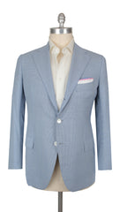 $5100 Cesare Attolini Light Blue Wool Sportcoat - 44/54 - (CA87251)