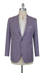 $5400 Cesare Attolini Purple Cashmere Blend Sportcoat - 40/50 - (CA71720251)