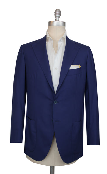$6300 Cesare Attolini Blue Super 160's Solid Sportcoat - (CA221262) - Parent