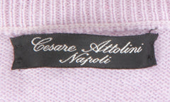 Cesare Attolini Purple Cotton Crewneck Sweater - (CA112234) - Parent