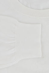 $904 Cesare Attolini White Cotton Crewneck Sweater - (CA214261) - Parent