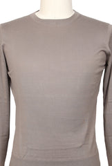 Cesare Attolini Light Brown Sea Island Cotton Sweater - (CA17233) - Parent
