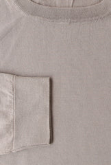 Cesare Attolini Light Brown Sea Island Cotton Sweater - (CA17233) - Parent