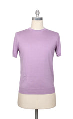 Cesare Attolini Lavender Purple Cotton Blend Sweater - (CA172311) - Parent