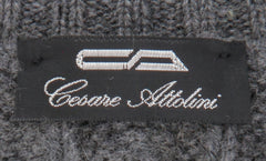 Cesare Attolini Gray Cashmere Crewneck Sweater - (CA122320234) - Parent