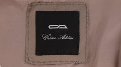 $7605 Cesare Attolini Beige Leather Solid Jacket - (CA9420243) - Parent