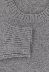 Cesare Attolini Gray Cashmere Crewneck Sweater - (CA1219237) - Parent