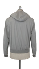 $3510 Cesare Attolini Light Gray Solid Windbreaker - (CA725241) - Parent