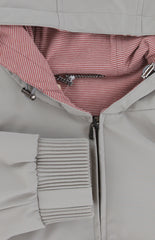 $3510 Cesare Attolini Light Gray Solid Windbreaker - (CA725241) - Parent