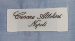 $774 Cesare Attolini Light Blue Cotton Shirt - Slim - (CA521261) - Parent