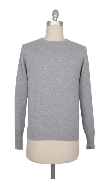 Cesare Attolini Light Gray Cashmere Sweater - (CA122320231) - Parent