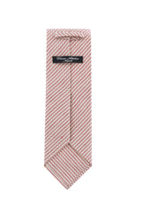 Cesare Attolini Orange Solid Silk Tie (10006)