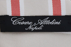 Cesare Attolini Multi-Colored Striped Silk Tie (1559)