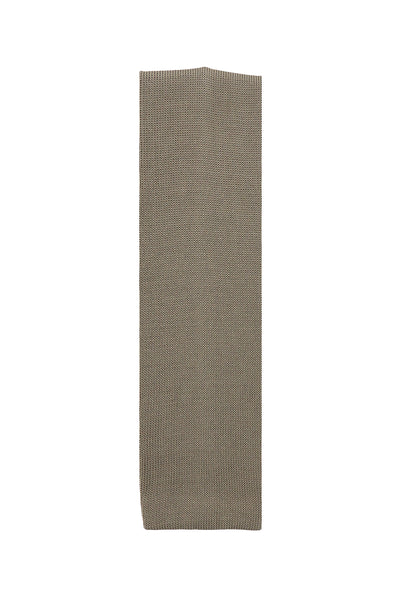 Cesare Attolini Beige Solid Silk Tie (1542)