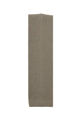 Cesare Attolini Beige Solid Silk Tie (1542)
