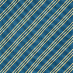 Cesare Attolini Turquoise Blue Striped Silk Tie (1604)