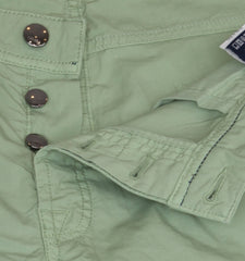 $904 Cesare Attolini Light Green Solid Pants - Slim - (CA926267) - Parent