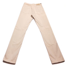 Cesare Attolini Beige Solid Cotton Blend Pants - Slim - (1209) - Parent