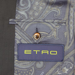 Etro Black Wool Solid Suit - (1A907811) - Parent
