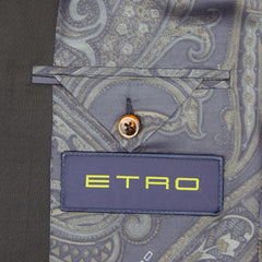 Etro Black Wool Solid Suit - (1A907811) - Parent