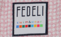 $240 Fedeli Pink Fancy Swim Shorts - (FD521252) - Parent