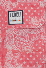 $240 Fedeli Pink Paisley Swim Shorts - (FD528256) - Parent