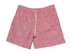 $240 Fedeli Pink Floral Swim Shorts - Small - (FD528252)