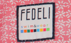 $240 Fedeli Pink Floral Swim Shorts - (FD528252) - Parent