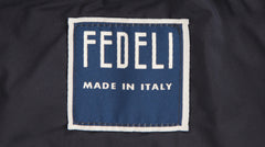 $2275 Fedeli Dark Blue Wool Solid Jacket - (FD314261) - Parent