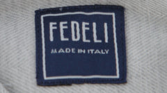 $575 Fedeli Light Gray Solid Cashmere Blend Shirt - Slim - (FD222253) - Parent