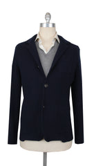 $3150 Fedeli Navy Blue Cashmere Jacket - M/50 - (FD11420251)