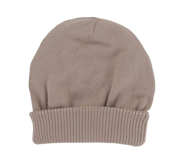 Fiori Di Lusso Beige Solid Beanie - (FL531234) - Parent